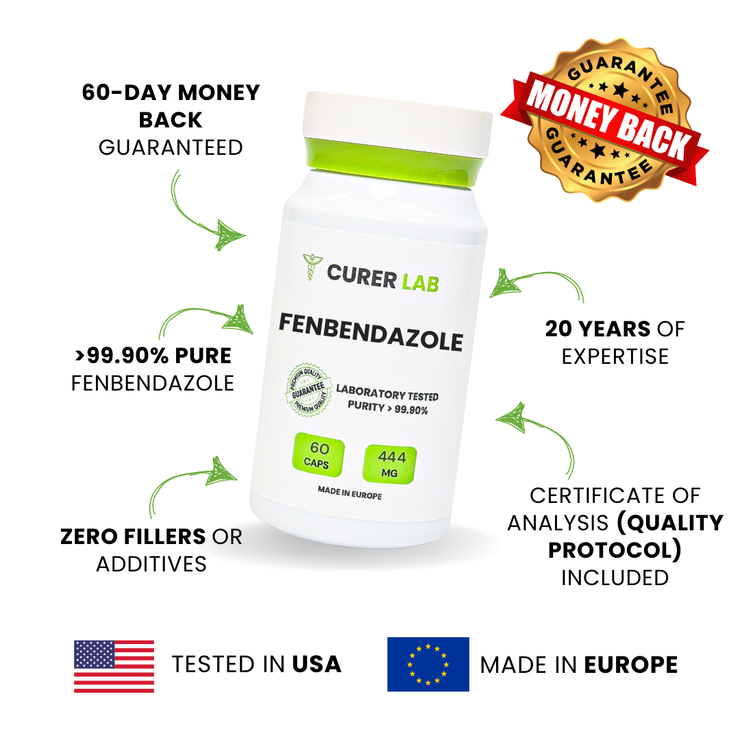 Fenbendazole (Fenben) 222mg or 444 mg | Capsules | Purity > 99.90%