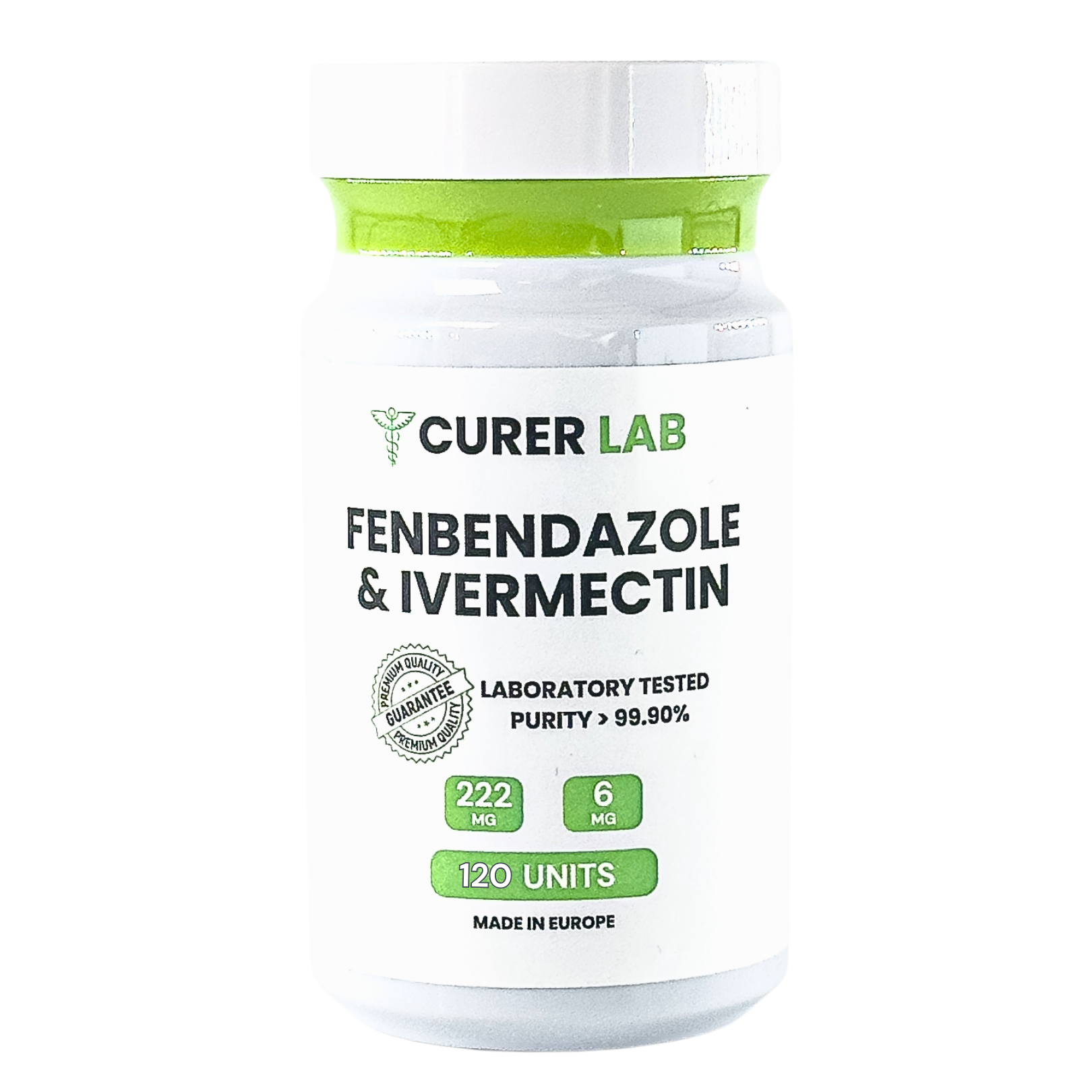 Fenbendazole 222 mg with Ivermectin 6 mg | Capsules | Purity > 99.90%