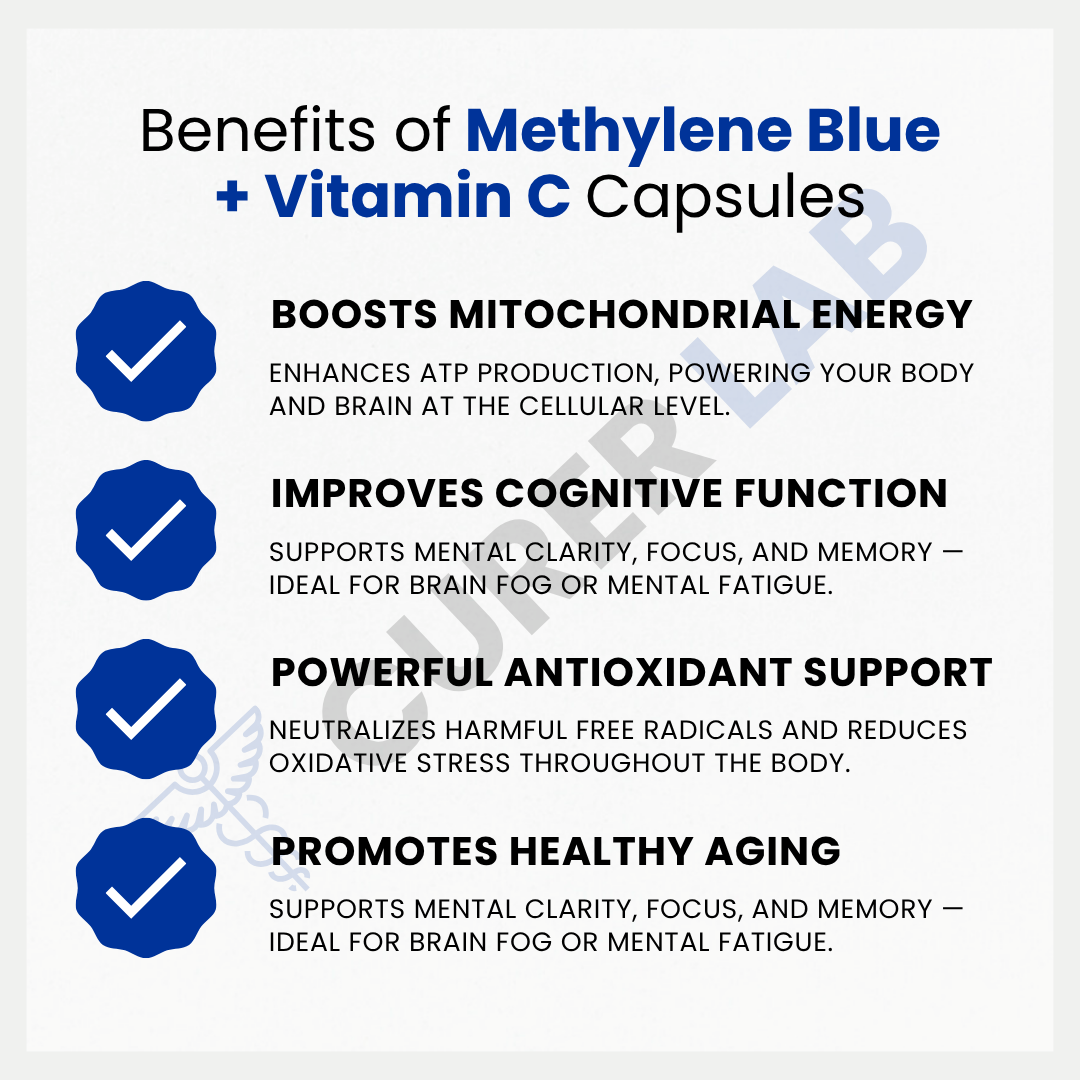Methylene Blue USP 20 mg | Capsules | Purity > 99.90%
