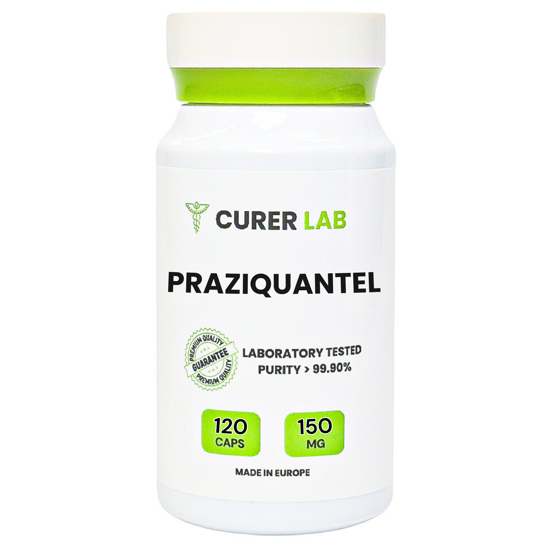 Praziquantel 50 mg or 150 mg | Capsules | Purity > 99.90%